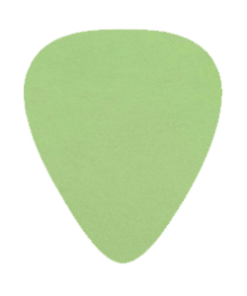 Delrin Picks - Green - Custom