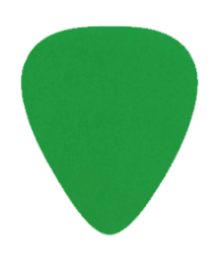 Nylon Picks - Green - Custom
