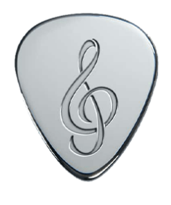 Silver Pick - Music Note